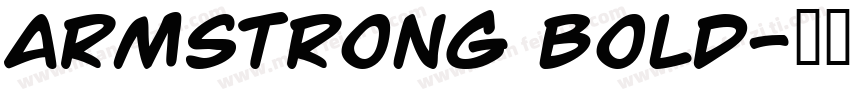Armstrong Bold字体转换